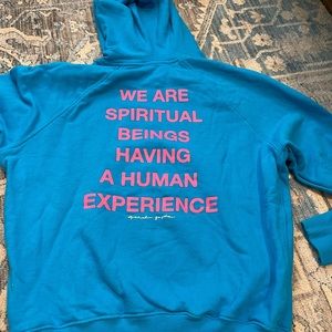 Spiritual Gangster Spiritual Beings Hoodie Bright Teal